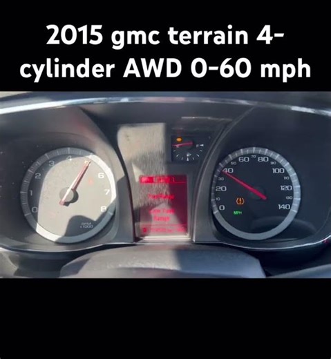 2015 gmc terrain 4-cylinder AWD 0-60 mph