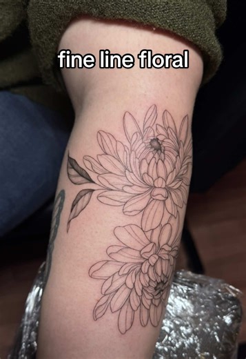 work in progress- we will be adding more flowers & leaves to this tattoo. hi! i'm jen- i specialize in micro realism & fine line tattoos in black and grey. 📍Kissimmee, FL (Orlando / Central FL) @thesparrowtattooco check out my portfolio over on Instagram (jen_xtatts). #femaletattooartist #orlandotattooartist #microrealism #finelinetattoo #floraltattoo