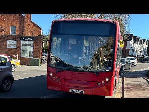 *Friendly Driver, Scenic Route*SK07 DZO Redroute Buses 07Reg ADL Enviro200 Dart(Ex Go Ahead London)