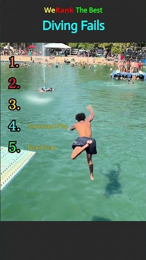 Ranking the Best Diving Fails 🤿😂