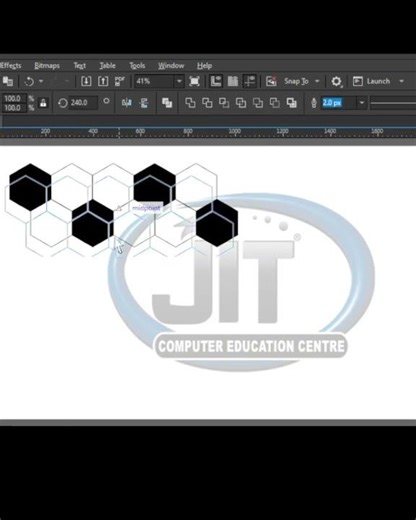 MAKING FOOTBALL IN CORELDRAW BY JIT
