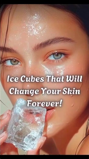 Skin glow hacks using ice#ice #shortfeed#yt#feed#hacks#ice cube#viral #trendy #summer#glow2026