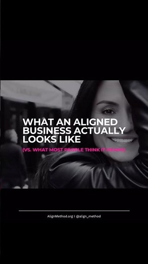 What an aligned business actually looks like.