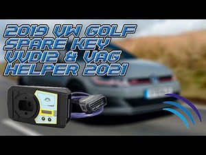 2019 VW Golf Johnson Controls Spare Key | VVDI2 & VAG Helper August 2021