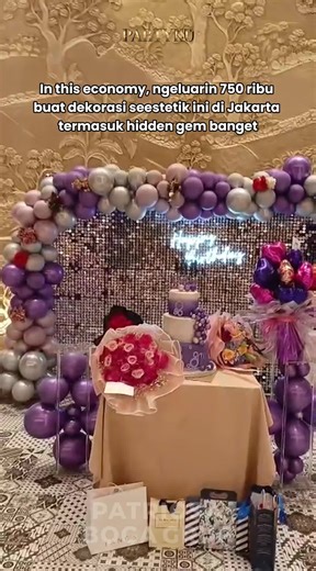 Ini nih hidden gem vendor dekorasi termurah di Jakarta 😭❤️ Ketika banyak yang memilih buat nggak pasang dekorasi karena mahal, di PARTYKU cuma 750 ribu aja kok bestie. Banyak pilihan katalognya, bisa table decor, dan bisa custom juga! Jadi udah nggak ada alasan lagi buat nggak pasang dekorasi acara lagi kan? Sayang banget kalau momen berharga kamu nggak dipercantik lho 😢 Reservasi 📱 0811-1345-624 #dekorasibalon #dekorasiulangtahun #dekorasimeja #dekorasimurah #dekorasijakarta