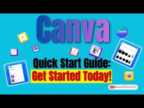 Canva Quick Start Guide Everything you Need to Know to Get Started in Canva today! Free Master Class
