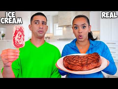 Ice Cream vs. Real Food Challenge!