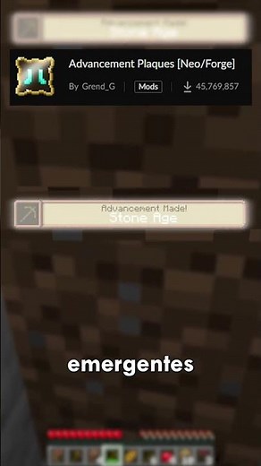 Mini Mod Reviews - Advancement Plaques #AdvancementPlaques #minecraft #mod #java