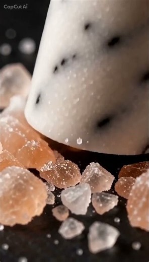 Crushing Pink Salt Crystals ASMR 🩷✨
