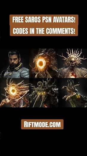 FREE SAROS PlayStation Avatars! Codes in the comments!