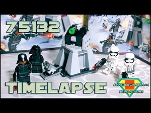 Lego Star Wars 75132 First Order Battle Pack TIMELAPSE
