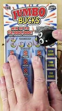 HOW MANY BUCK SYMBOLS CAN I FIND?! 🦌💵 | Jumbo Bucks Scratch-Off