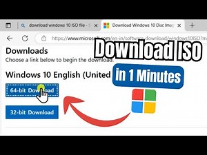 How to Download Windows 10 iso File From Microsoft Website ( Official )