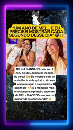 BRUNA MOSTRA MOMENTOS INÉDITOS DE MEL