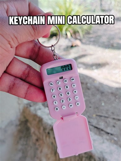 super cute nitong mini calculator keychain nato #minicalculator #minicalculatorkeychain #keychain #calculator #schoolsupplies