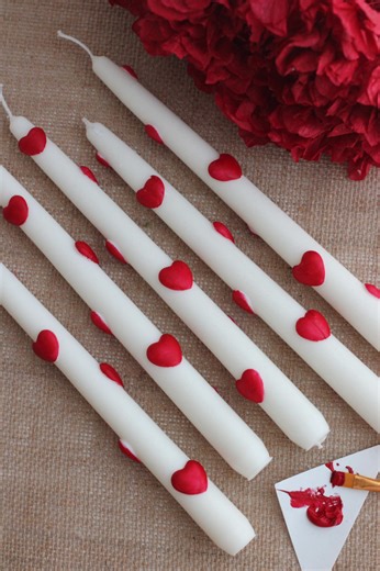 ‏Turning wax into love ❤️🕯️ #valentinesday #love #candlemaking | candle