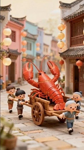 “Giant Lobster Cartoon 🦞