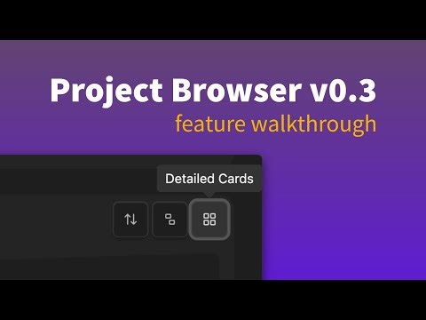Project Browser v0.3 (DevLog)
