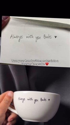 Personalised Gifts | Letters on Instagram: "Make your mornings as special as your love story ❤️ Your handwritten note on a Mug. Craft your stories, on our love letter mugs! DM us with your handwriting, place an order for a timeless Keepsake ✨ [Love letters, letters, mugs, cute finds, aesthetic mugs, gifting, coffee mugs, ceramic mugs, pinterest mugs, pinteresty finds]"