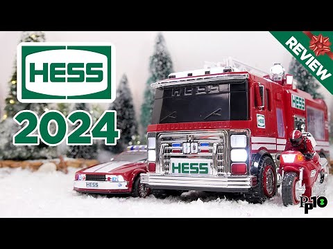 2024 Hess Fire Truck with Car and Motorcycle Review