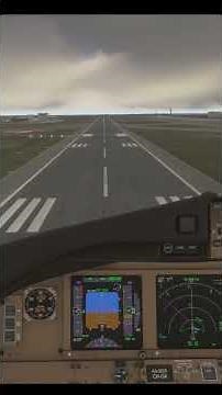 Brussels RNAV Approach #cockpit #landing