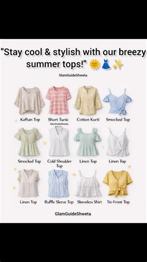 "Stay cool & stylish with our breezy summer tops!"🌞👗✨#summeroutfits #ideas #yt #tips #fashion #trend