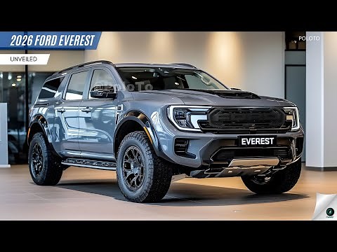 2026 Ford Everest Unveiled - has good off-road prowess and an elegant design!