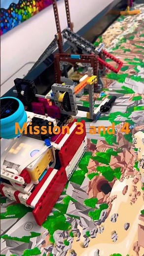 FLL 2025 Mission 3 and 4 #firstlegoleague #fll2025 #legorobotics #lego