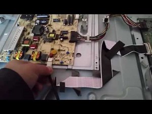 TELEFUNKEN T50FX985LPS LED TV repair connector problem. Board related to t-con