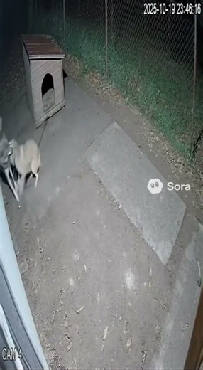 A Giant Husky Faces a Wild Wolf 🐺❄️