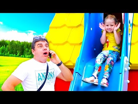Nastya und Papa haben Spaß im Disney Princesses Park, Fun Kids-Serie