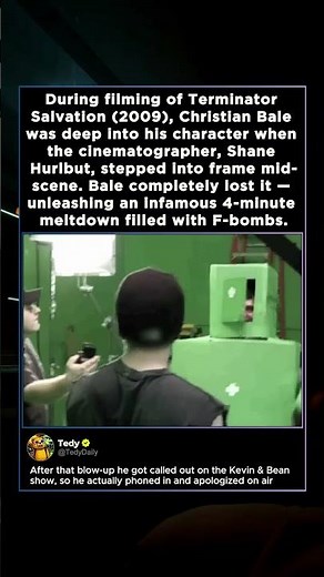 During filming of Terminator Salvation (2009), Christian Bale was deep into his character when the