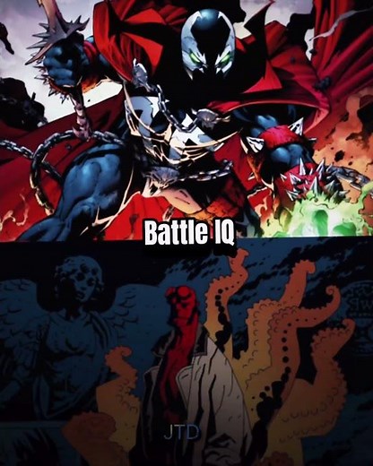 Spawn Vs Hellboy (Image comics vs Dark Horse comics) #spawn #hellboy #imagecomics #darkhorsecomics
