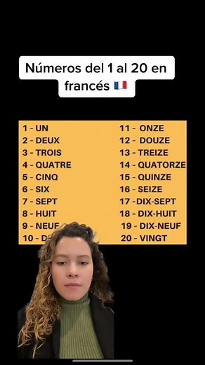 Números del 1 al 20 en francés: Aprende fácilmente