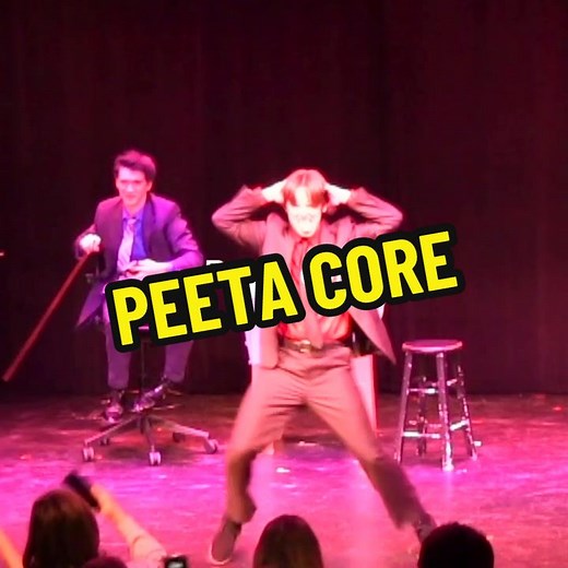 Full show on the Troupe YouTube channel (link in bio!) 🔥🏹 . . . . #thehungergames #hungergames #thehungergamesmusicalparody #parody #college #theatre #comedy #peetamellark