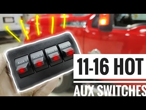 2011-2016 Ford Superduty | UP-FITTER SWITCHES | HOT ALL the TIME - Can YOU use yours like ME??