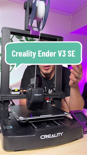 This Ender-3 V3 SE is one of the easiest printers to set up—leveling takes minutes, and you’re printing fast. Perfect for beginners who want a smooth start. #tiktokshopcreatorpicks #newfunpicks #TikTokShopnewyearsale #3dprintingmadeeasy #starterprinter