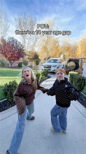 POV MY SiSTERS ARE 14 YRS YOUNGER 😅😳 #shorts