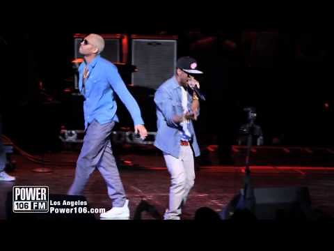 Chris Brown & Big Sean Perform (My Last) at Power106 Cali Christmas 2011
