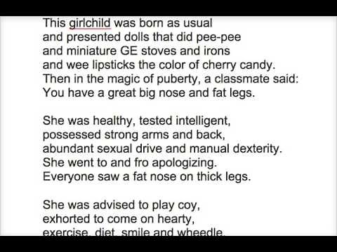 Poetry Analysis: Marge Piercy's "Barbie Doll"