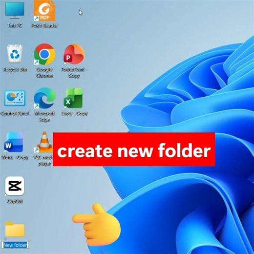 how to create a new folder📁