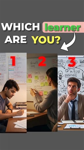 “3 Learning Styles That Decide Your Success" #educationtips #smartlearning #motivation #growth
