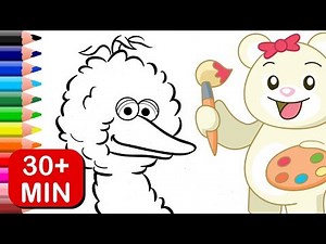 Big Bird, Abby and Zoe Sesame Street Coloring Book