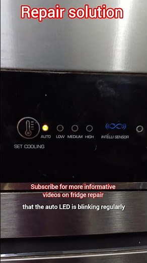 auto led blinking in whirlpool refrigerator #whirlpoolfridgerepair ‪@WhirlpoolService‬