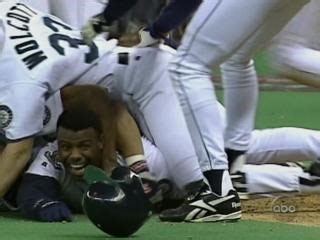 70K views · 938 reactions | On the postseason stage for the first time in franchise history, Seattle Mariners fans know what happened next by heart. Edgar Martinez hit “The Double” and Ken Griffey Jr. scored the ALDS-winning run #OTD in 1995. | National Baseball Hall of Fame and Museum | Facebook