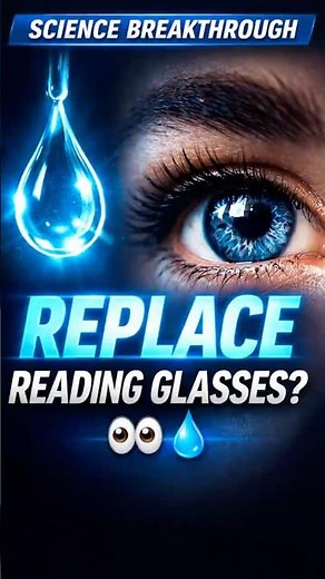 Scientists Create Eye Drops That Restore Near Vision – No Glasses Needed! #VisionInnovation