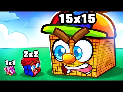 Becoming The Biggest RUBIKS CUBE To Eat My Friends!