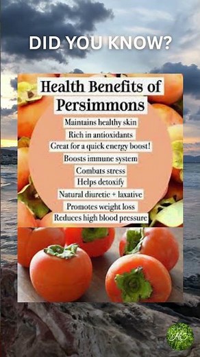 Health Benefits of Persimmons