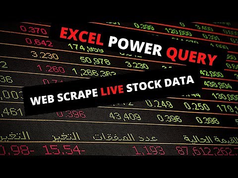 Use Excel to get live stock dividend and yield data with Power Query