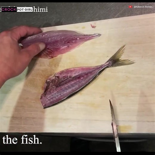 3.7K views | HowTo Cut a Horse Mackerel for Sashimi | Crock Pot Girl | Facebook
